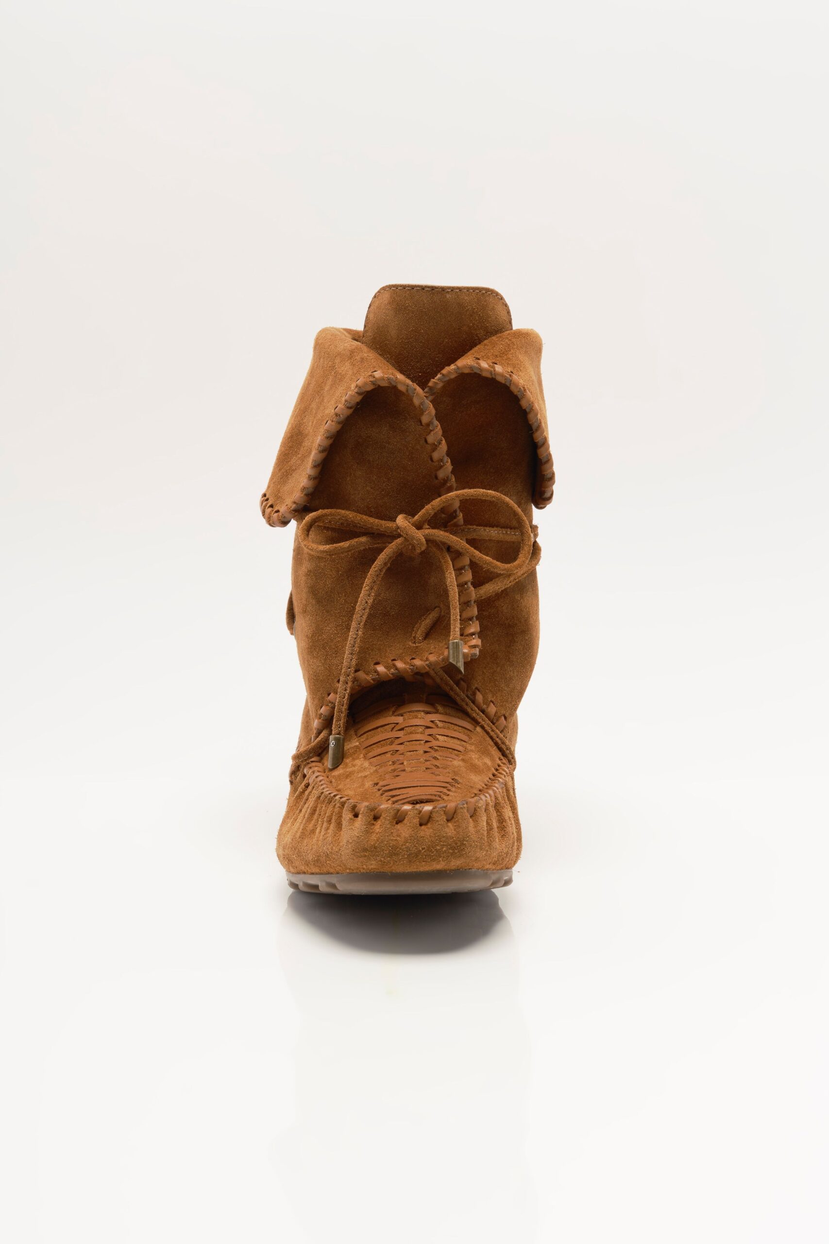 Misty Moccasin Boot Cognac Suede - Image 4
