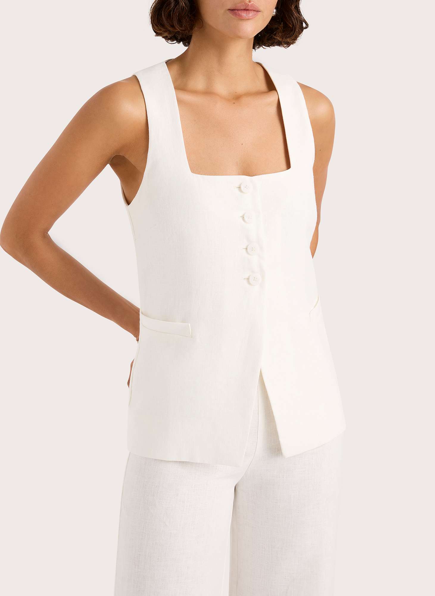 Jackie Vest SS26 White - Image 2